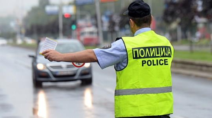 100 санкционирани возачи во Скопје