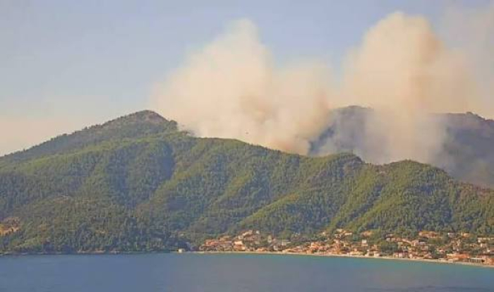 Двајца загинати во голем пожар на грчкиот остров Саламина