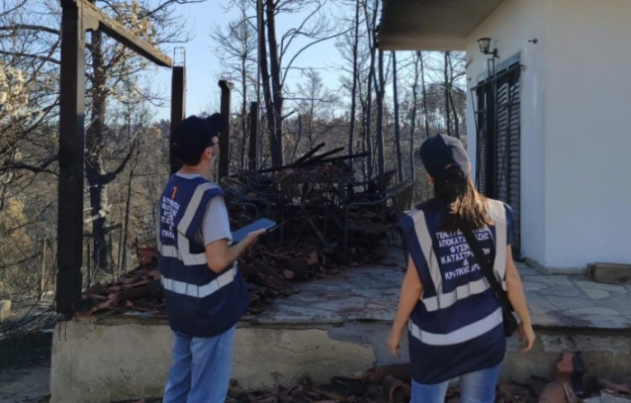 Извршени 427 увиди на објекти погодени од пожарите во Грција – повеќе од половина несоодветни за употреба
