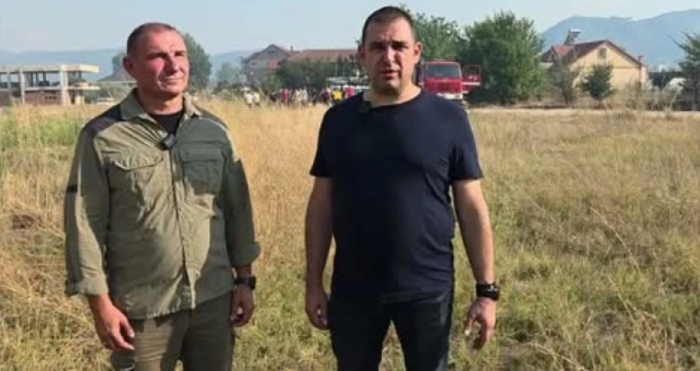 Во гаснењето на пожарот кај Струмица се вклучи и еден ер трактор